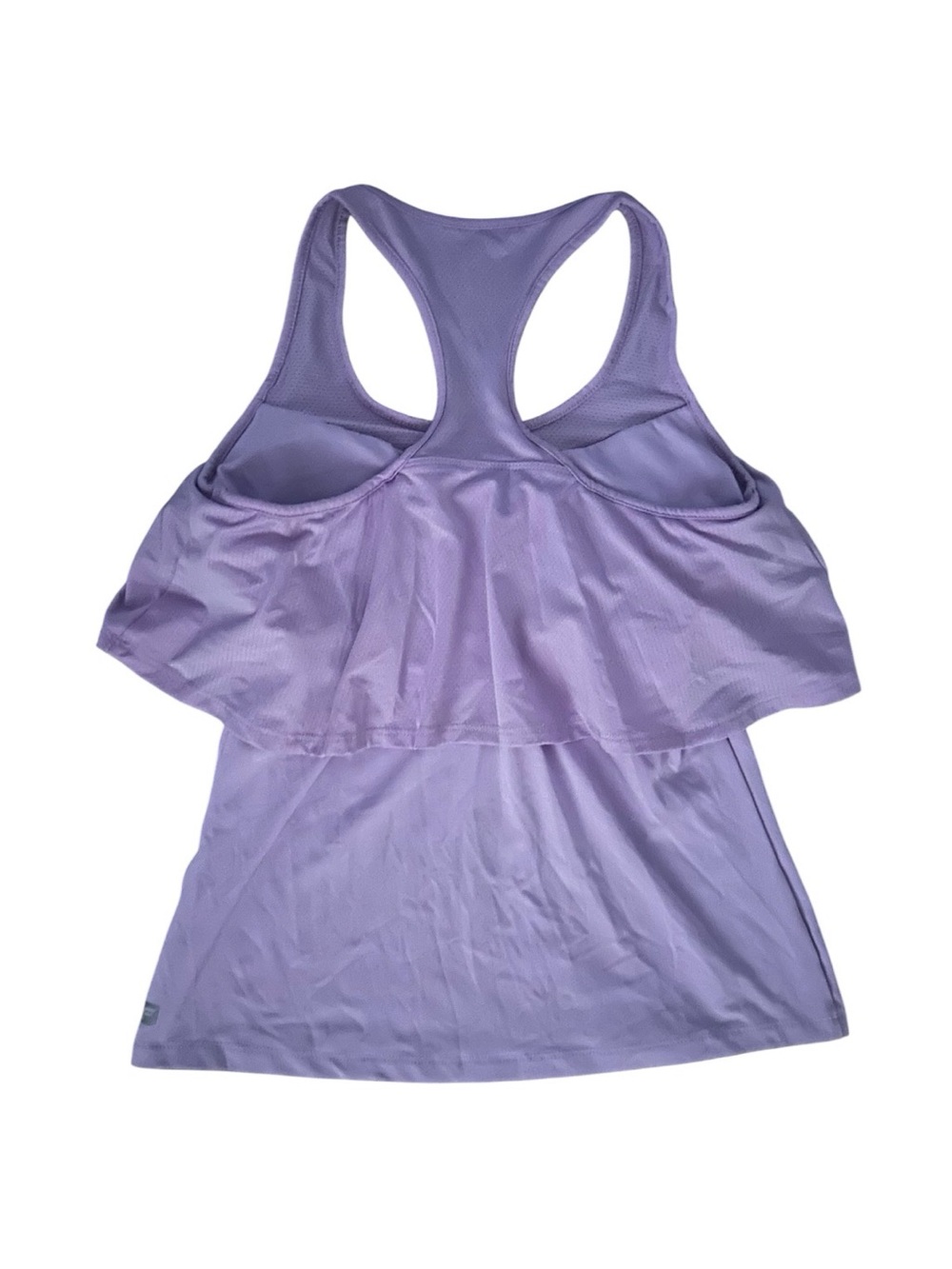 Fabletics Lilac Racerback Layered Purple Tank Top - Picture 2 of 3